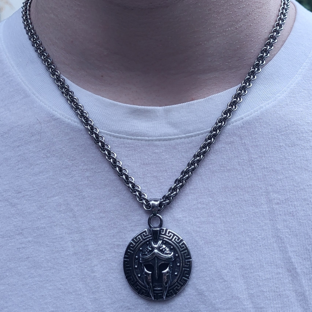 Men's Stainless Steel Pendant Necklace
